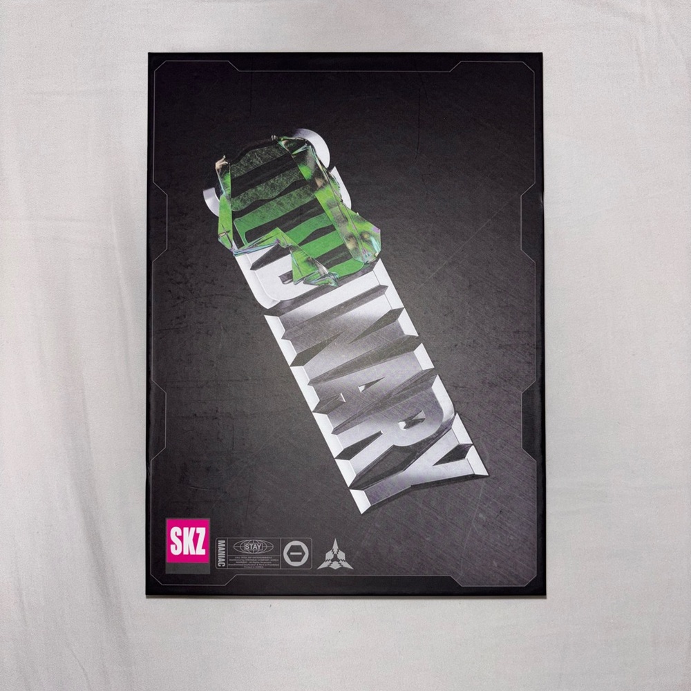 SKZ Green and Black Poster